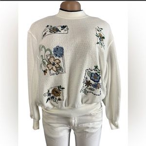 Bonworth long sleeve floral sz small petite top